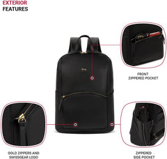 PackRanger Serenity Luxe Women's Laptop Backpack, Black, 16 Inches