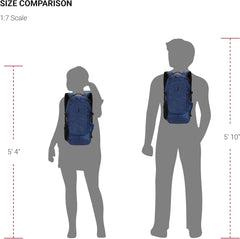 PackRanger 3598 Backpack Narrow Daypack, Camo/Green, 18-Inch