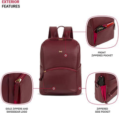 PackRanger Serenity Luxe Women's Laptop Backpack, Black, 16 Inches