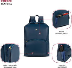 PackRanger Serenity Luxe Women's Laptop Backpack, Black, 16 Inches