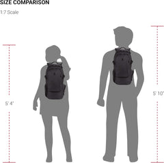 PackRanger 3598 Backpack Narrow Daypack, Camo/Green, 18-Inch