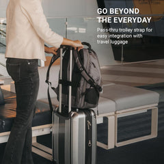 PackRanger 1900 Scansmart TSA 17-Inch Laptop Backpack, Black/Red