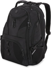 PackRanger 1900 Scansmart TSA 17-Inch Laptop Backpack, Black/Red