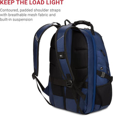 PackRanger 1900 Scansmart TSA 17-Inch Laptop Backpack, Black/Red