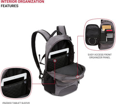 PackRanger 3598 Backpack Narrow Daypack, Camo/Green, 18-Inch