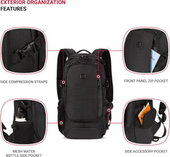 PackRanger 3598 Backpack Narrow Daypack, Camo/Green, 18-Inch