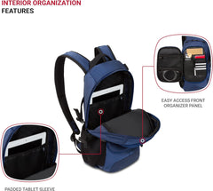 PackRanger 3598 Backpack Narrow Daypack, Camo/Green, 18-Inch