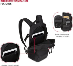 PackRanger 3598 Backpack Narrow Daypack, Camo/Green, 18-Inch