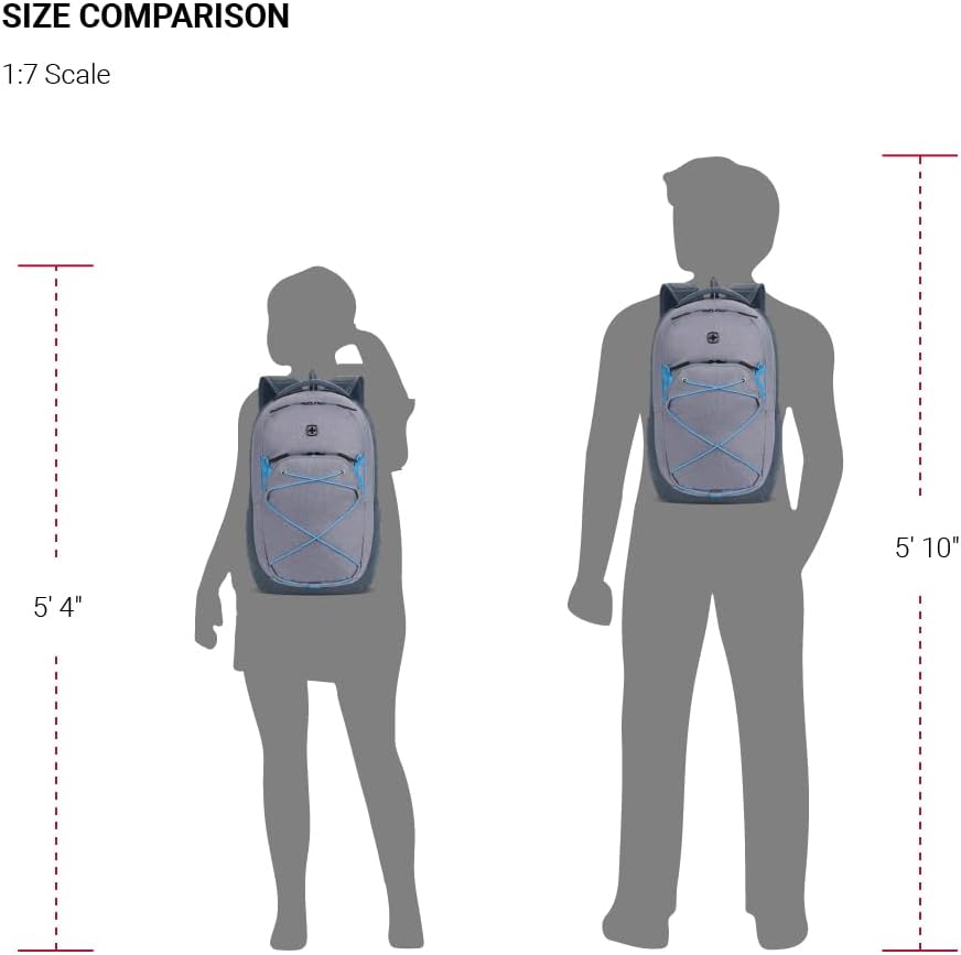 PackRanger 8175 Laptop Backpack, Teal/Light Grey Heather, 18 Inches