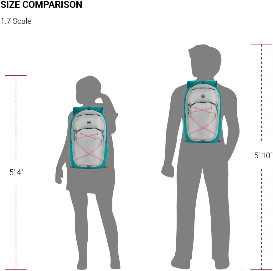 PackRanger 8175 Laptop Backpack, Teal/Light Grey Heather, 18 Inches
