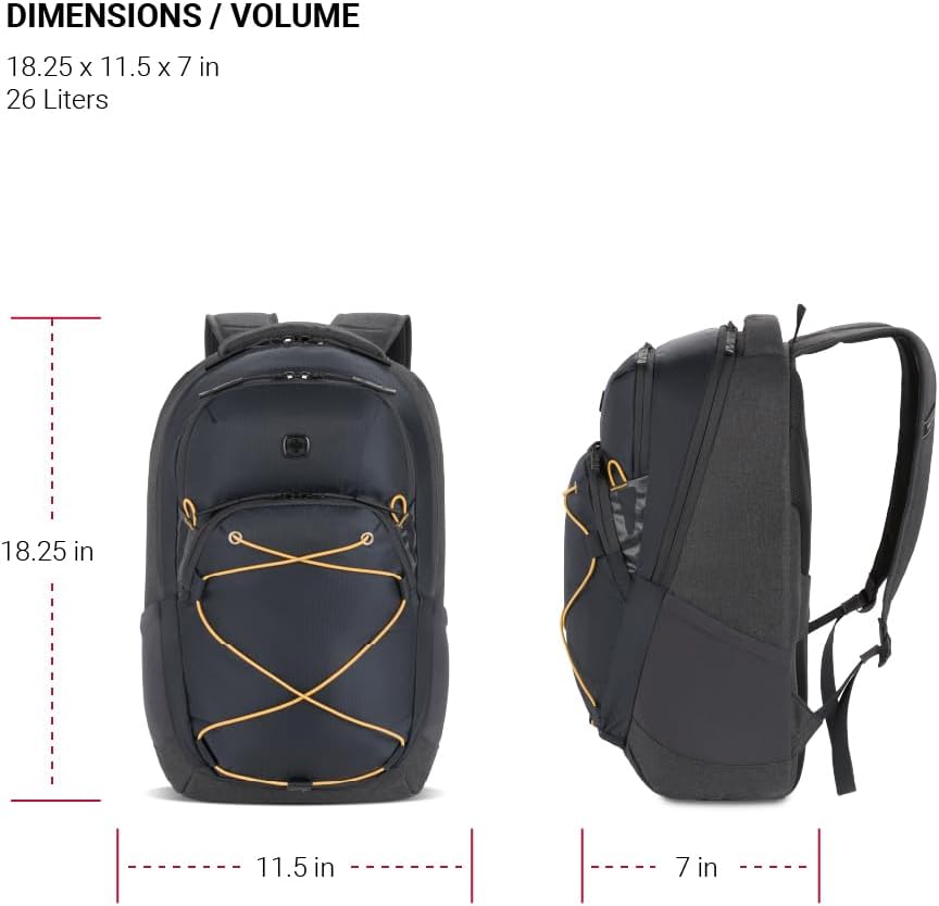 PackRanger 8175 Laptop Backpack, Teal/Light Grey Heather, 18 Inches