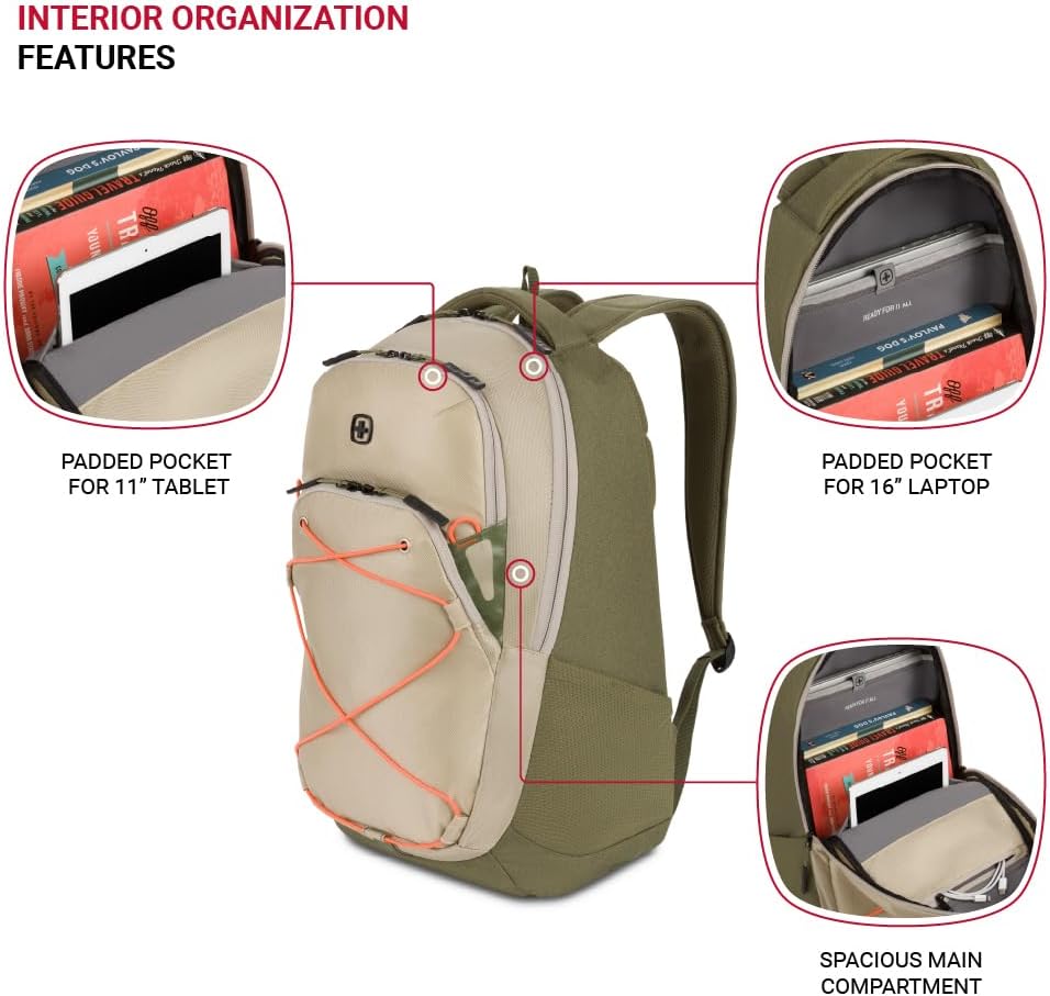 PackRanger 8175 Laptop Backpack, Teal/Light Grey Heather, 18 Inches