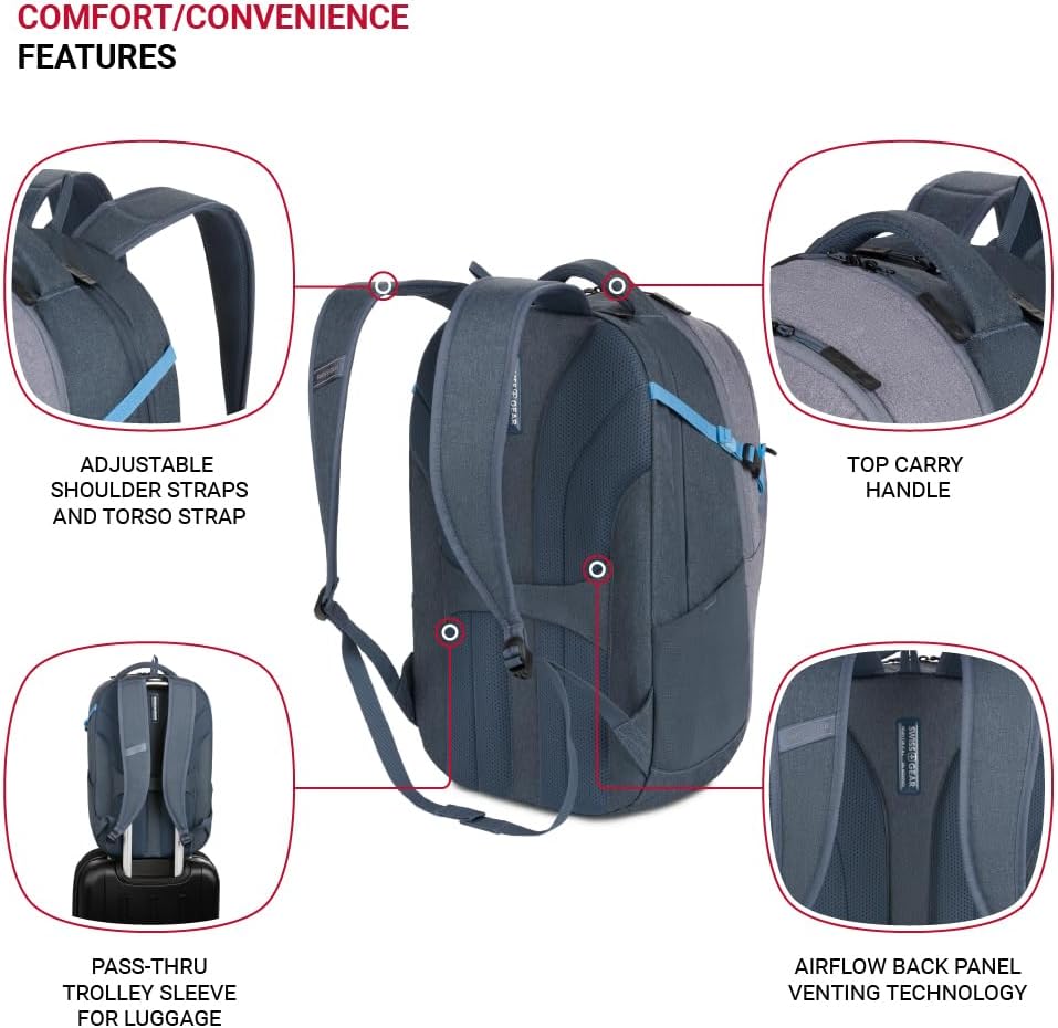 PackRanger FlexCore, Navy Heather, 18-Inch