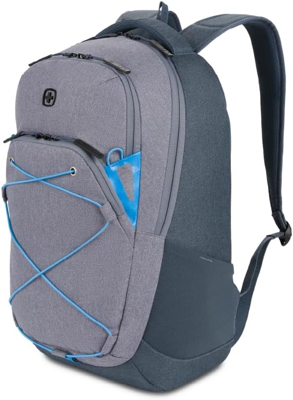 PackRanger 8175 Laptop Backpack, Teal/Light Grey Heather, 18 Inches