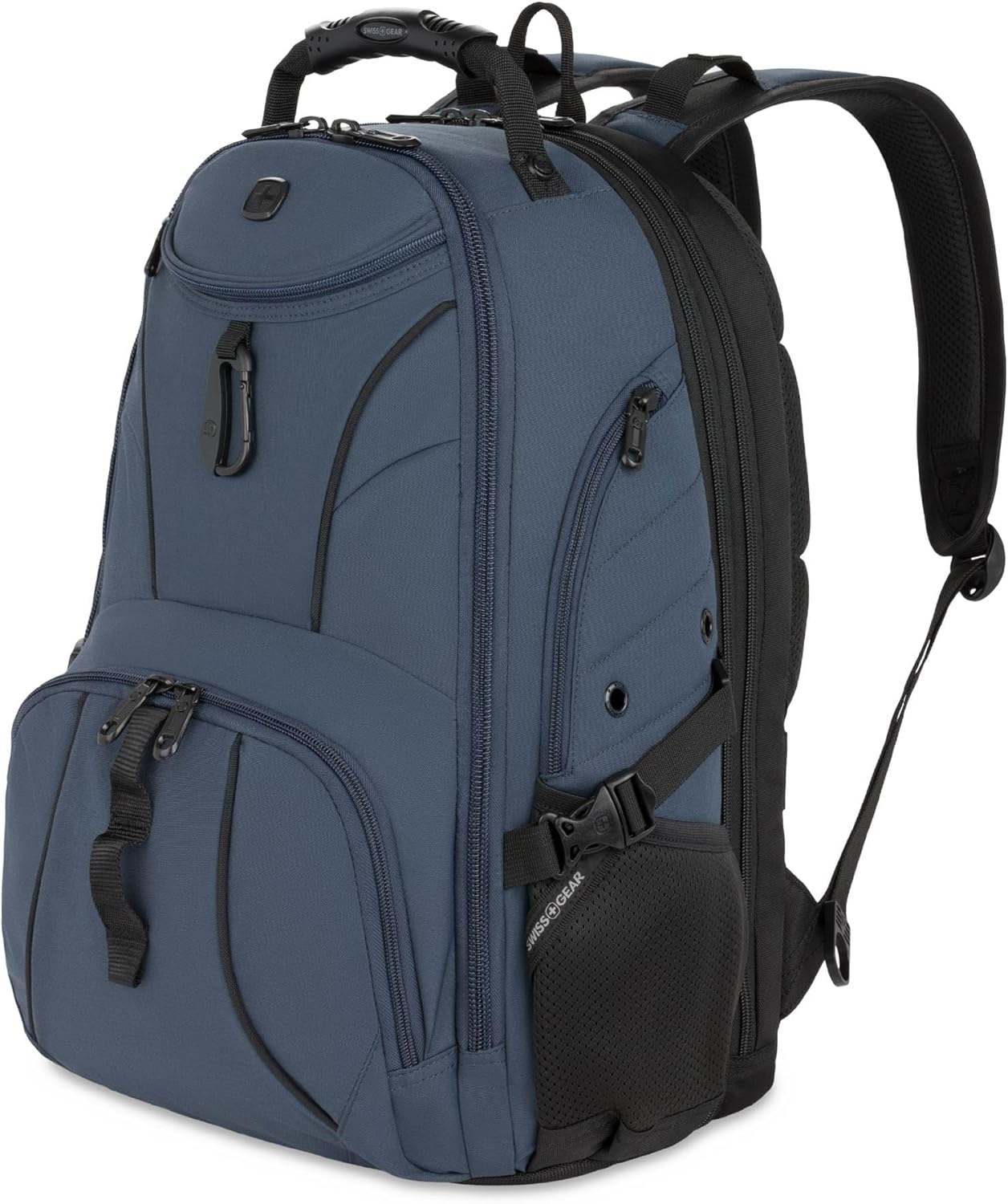 PackRanger 1900 Scansmart TSA 17-Inch Laptop Backpack, Black/Red