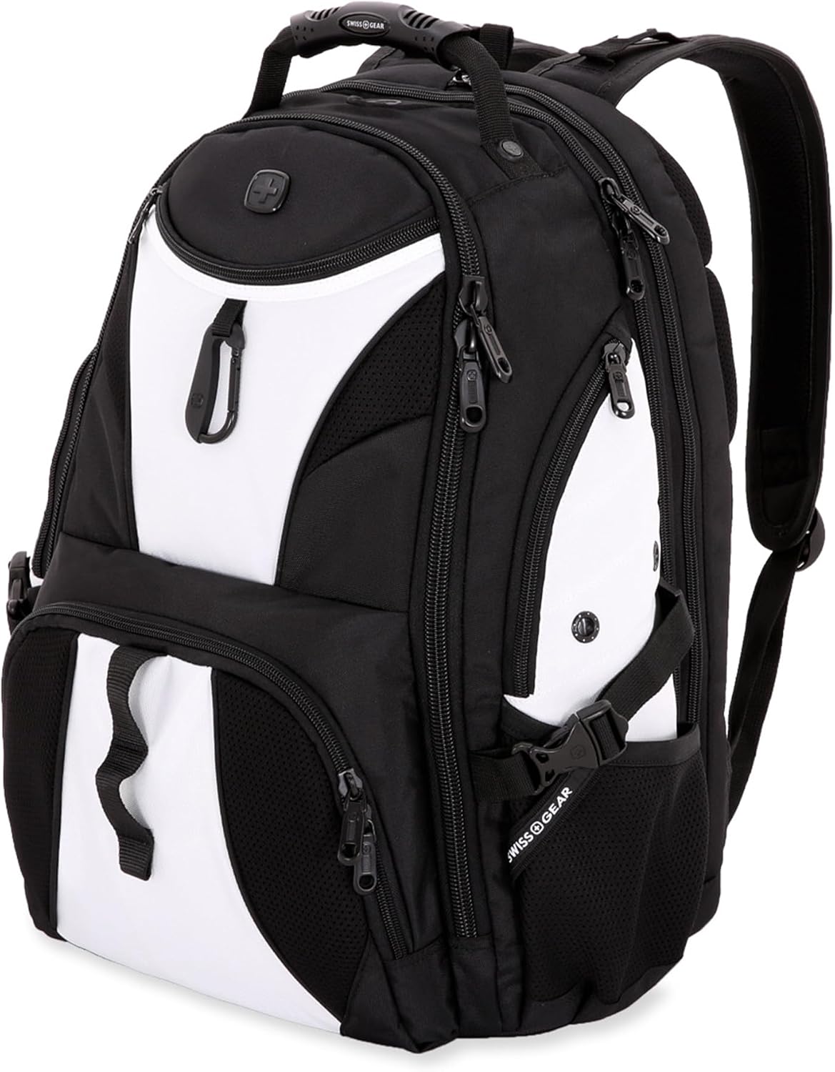 PackRanger 1900 Scansmart TSA 17-Inch Laptop Backpack, Black/Red