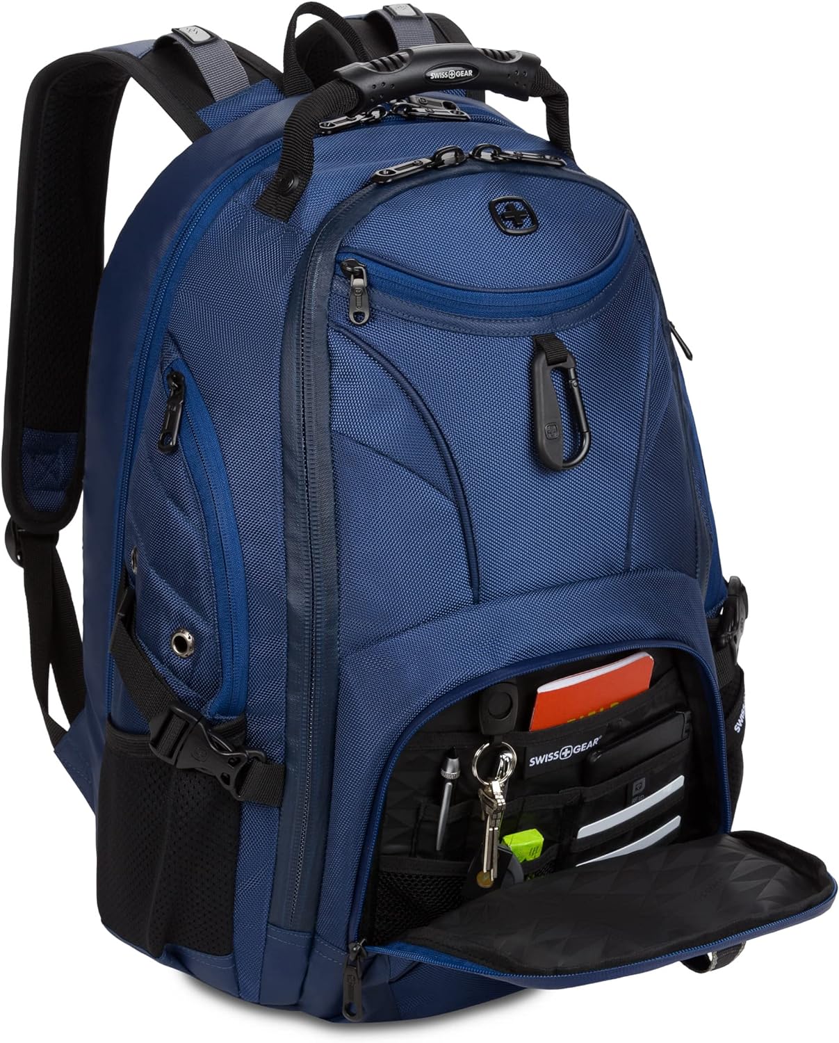 PackRanger 1900 Scansmart TSA 17-Inch Laptop Backpack, Black/Red