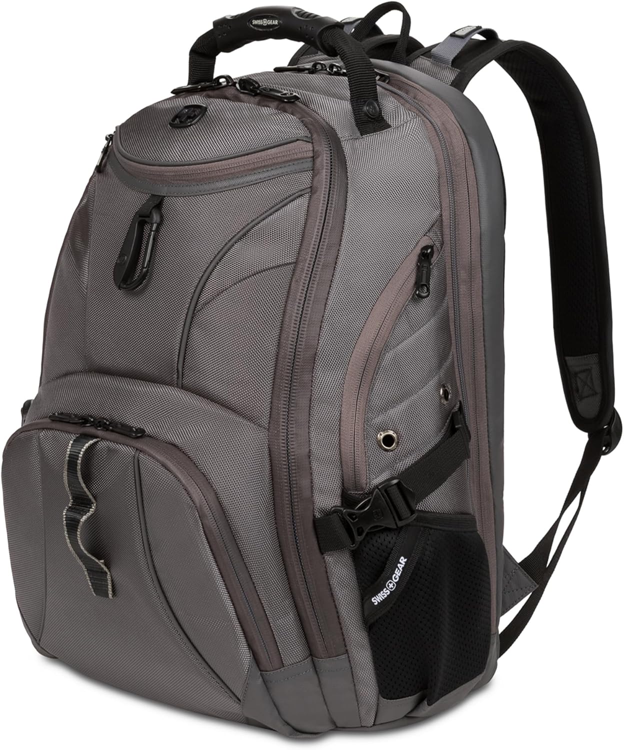 PackRanger 1900 Scansmart TSA 17-Inch Laptop Backpack, Black/Red
