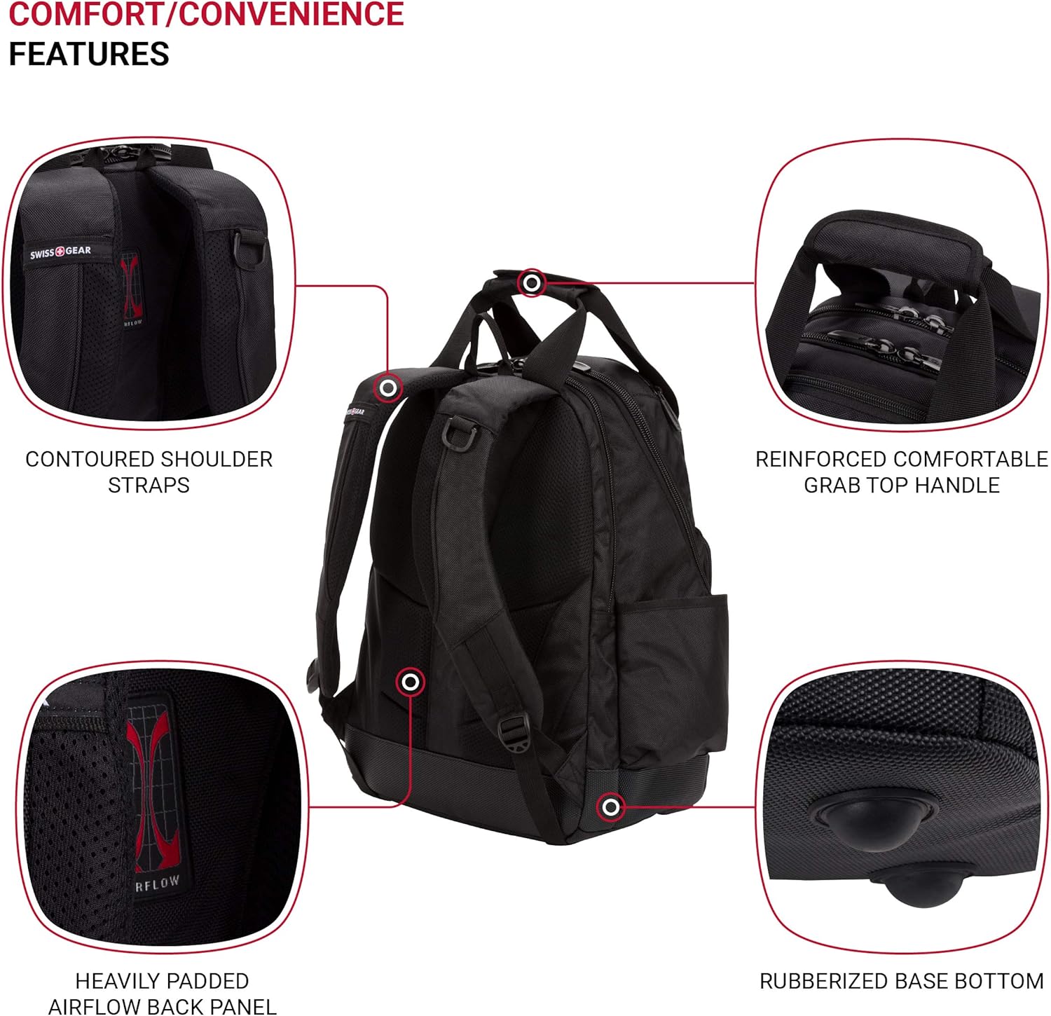 PackRanger Tool Bag Backpack, Fits Up to 15-Inch Laptop, Work Pack, Black/Brown Canvas