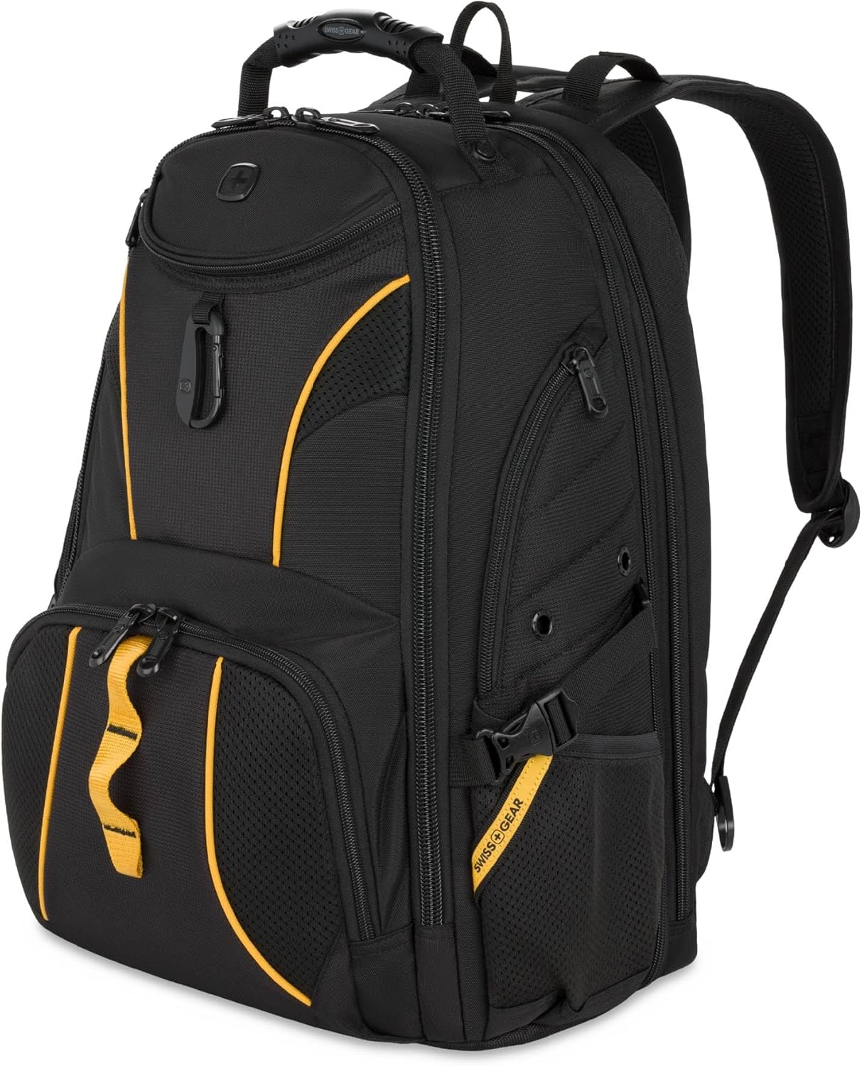 PackRanger 1900 Scansmart TSA 17-Inch Laptop Backpack, Black/Red