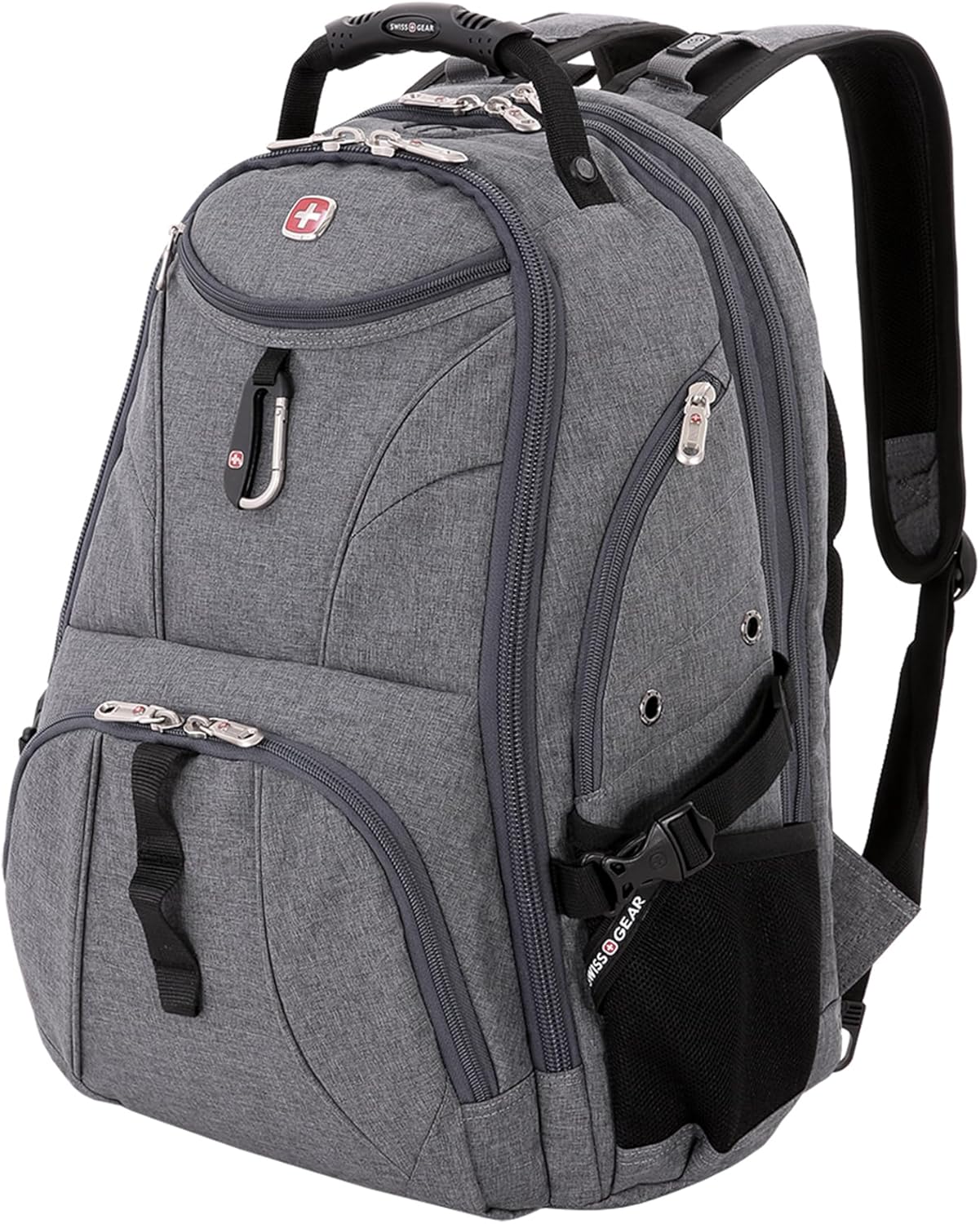 PackRanger 1900 Scansmart TSA 17-Inch Laptop Backpack, Black/Red
