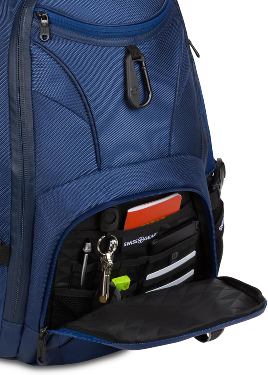 PackRanger 1900 Scansmart TSA 17-Inch Laptop Backpack, Black/Red