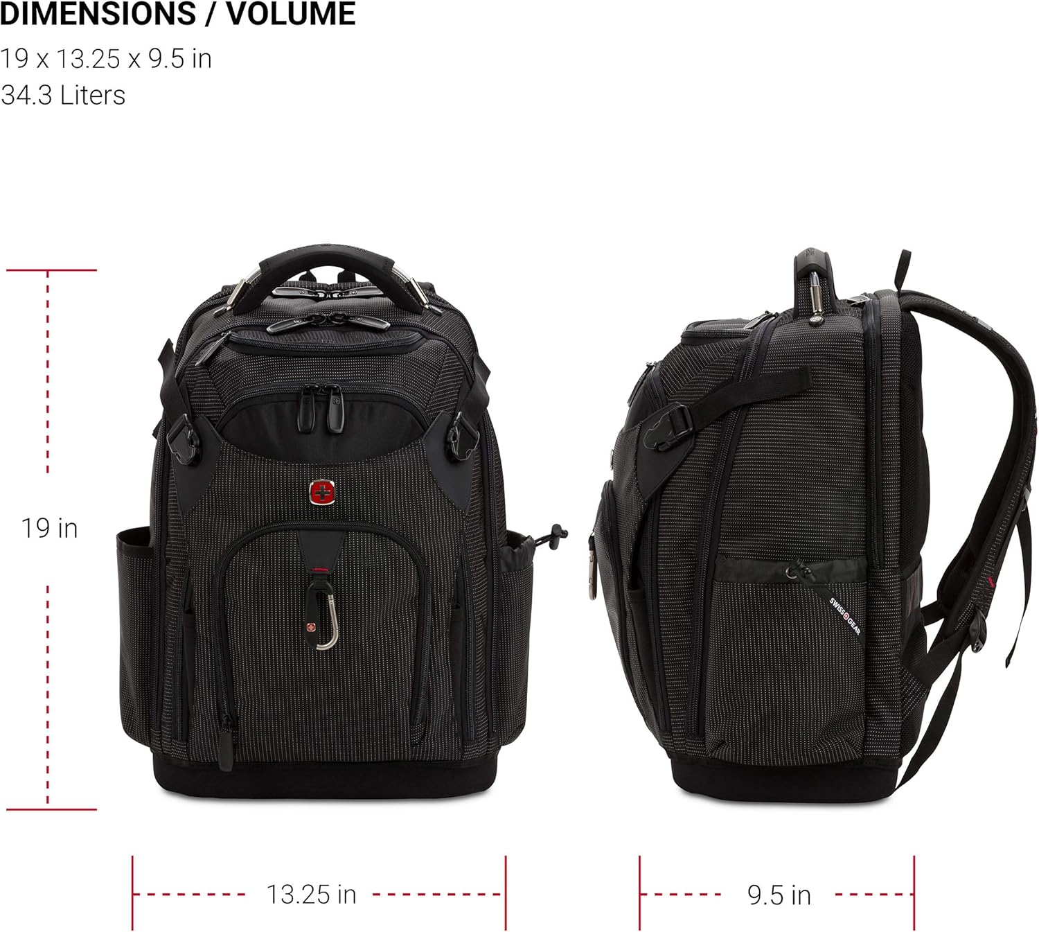 PackRanger Tool Bag Backpack, Fits Up to 15-Inch Laptop, Work Pack, Black/Brown Canvas