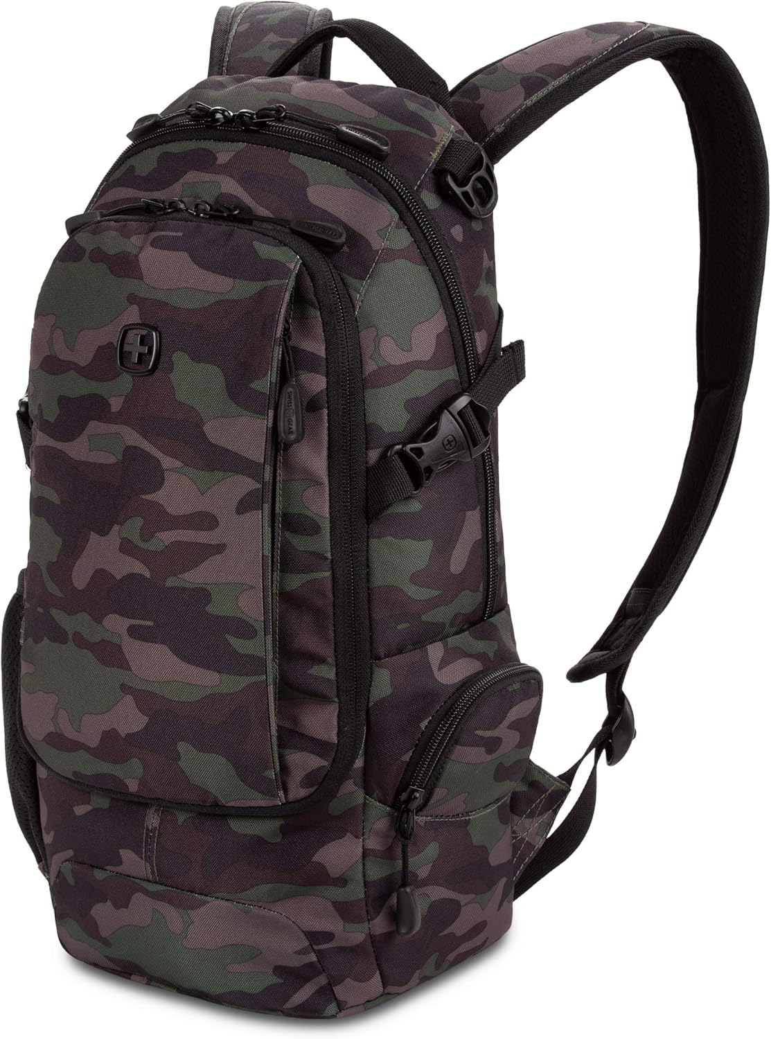 PackRanger 3598 Backpack Narrow Daypack, Camo/Green, 18-Inch